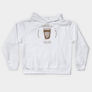 Powered By Caffeine Kids Hoodie